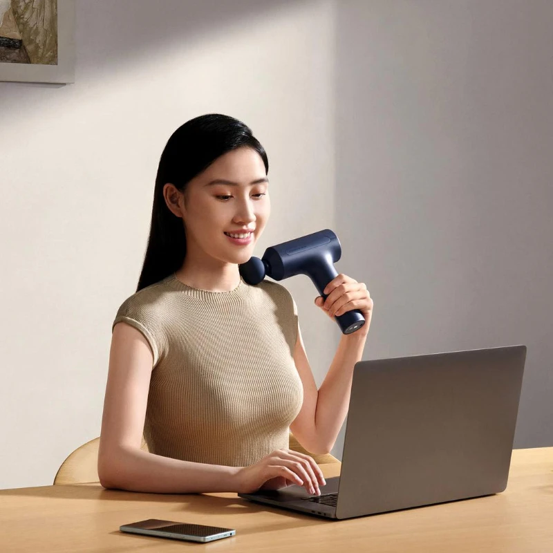 Xiaomi Mijia Fascia Gun 3 Muscle Massage Gun Dual Mode 2450mAh 3 Massage  Heads 25KG 10mm Thrust Shoulder and Neck Relaxation