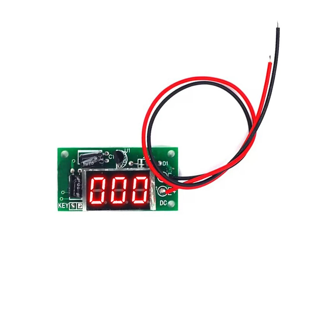 DC4-7V/DC7-16V/DC15-26V Counter Module Power-ON 3-Bit Accumulator 3-Bit Red 0.36in Digital Tube Display Trigger Counter Module