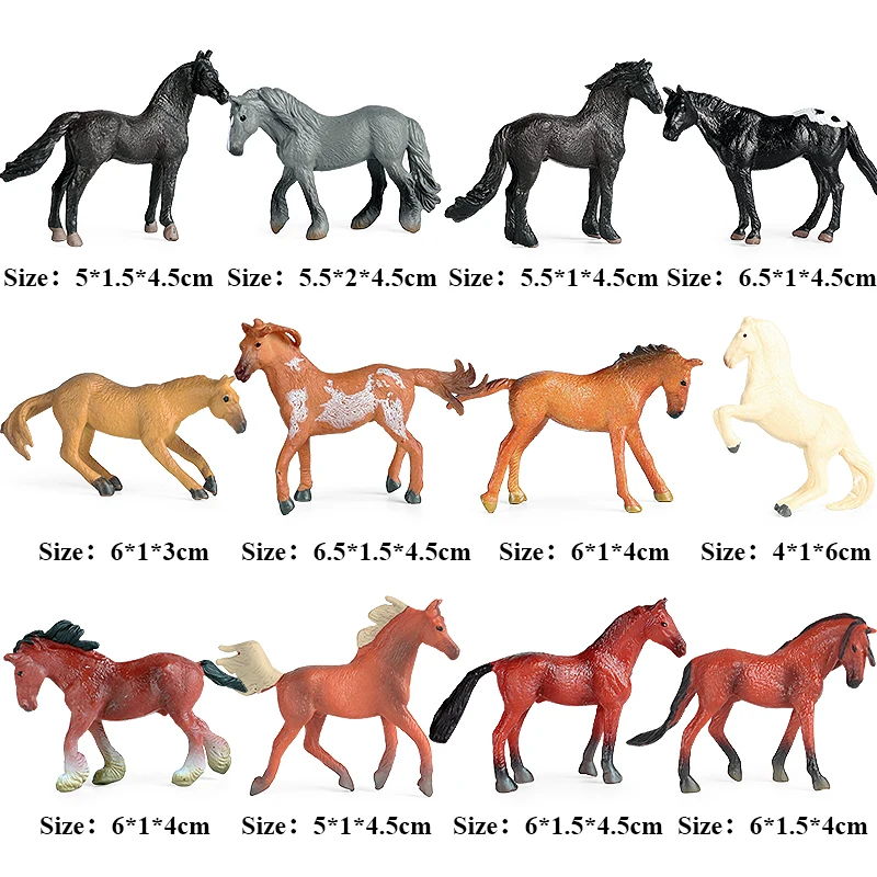 Oenux Montessori Spielzeug Wild Farm Dinosaurier Ozean Katze Tiere Modell Action Figur Zoo Figuren Nette Miniatur Bildung Kind Geschenk – Detail 7