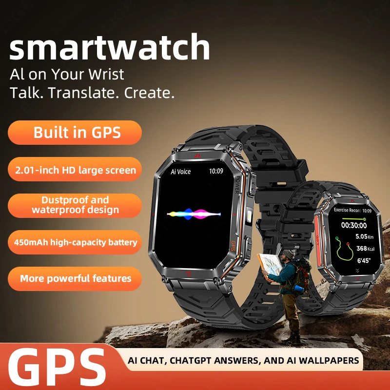 Новые умные часы с GPS-трекером
