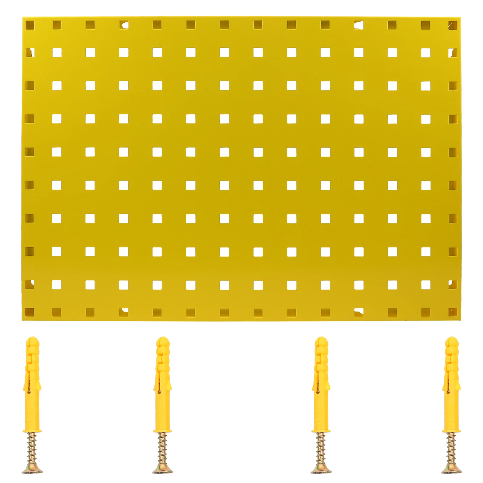 

Galvanized Steel Pegboard ganizer Tool Hanging Board Practical Long Lasting Strong Bearing Capacity Easy Install Remove