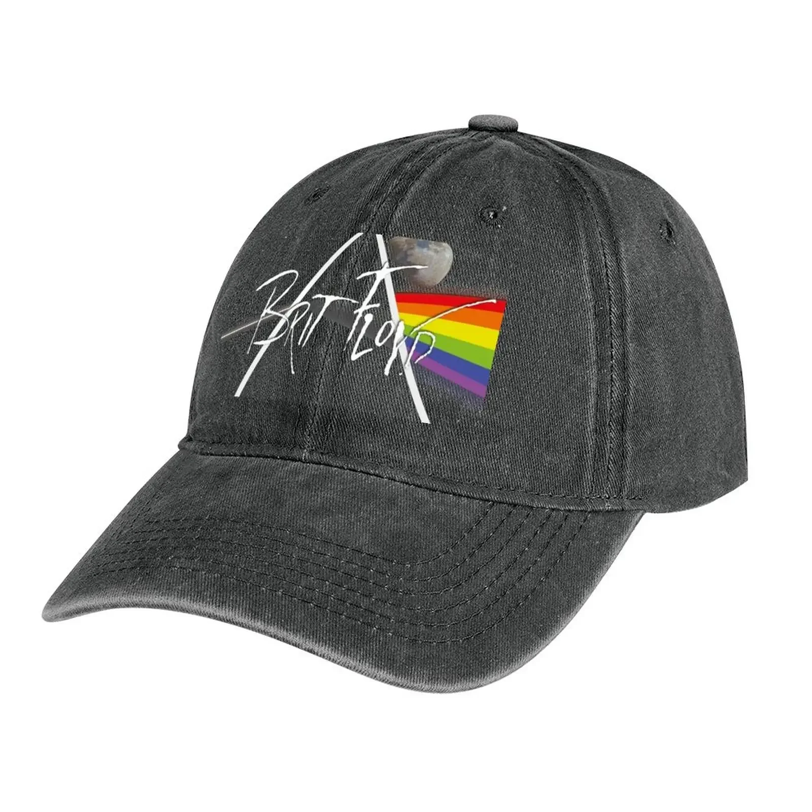 

floyd the rainbow triangle brit Cowboy Hat Sunscreen black Sun Hats For Women Men's