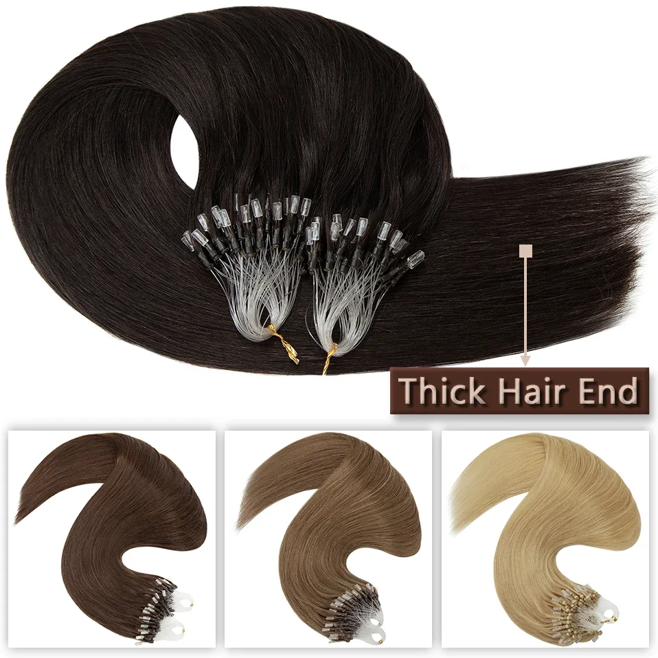 S-noilite 0.5g mikro döngü insan saçı postiş sağlıklı uç mikro bağlantı mikro halka 100 adet Keratin kapsül düz doğal saç
