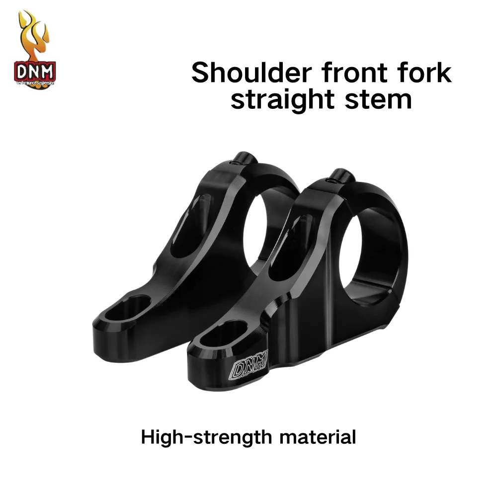 DNM 31.8mm Direct-Mount MTB Stem - Dual-Clamp Aluminum Riser Built for High-Impact Downhill Trails