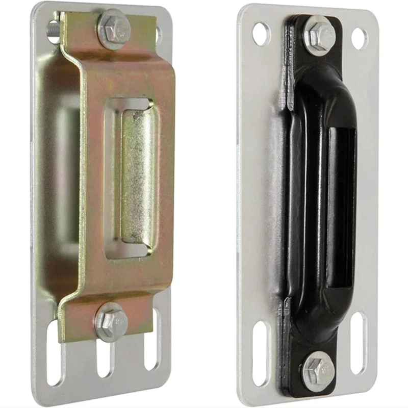

AT19-E-Track Accessories- Installation Kit Included, 12PCS Cargo E-Track Plate Heavy Duty E-Track/X-Track Mounting Back Plates