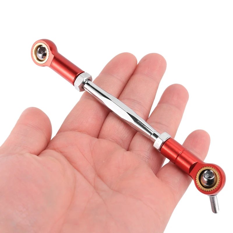 CNC Alloy Steering Turnbuckle Tie For 1/5 RC HPI BAJA Rovan King Motor 5B 5T 5SC Rc Car Parts