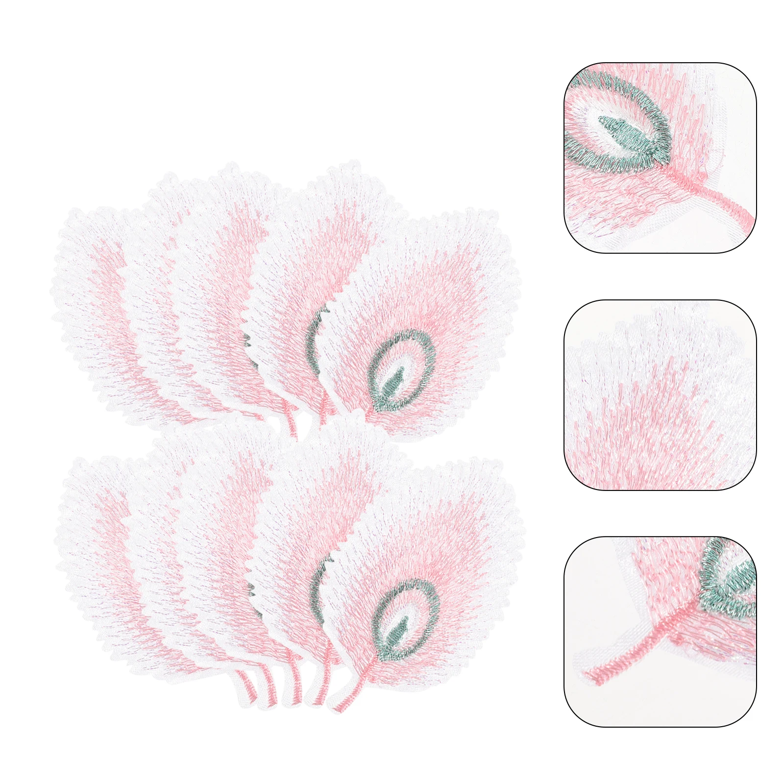 

20pcs Embroidery Patches Ethnic Style Diy Clothing Decor Durable Hat Coat Accessories Multi-Function Handmade