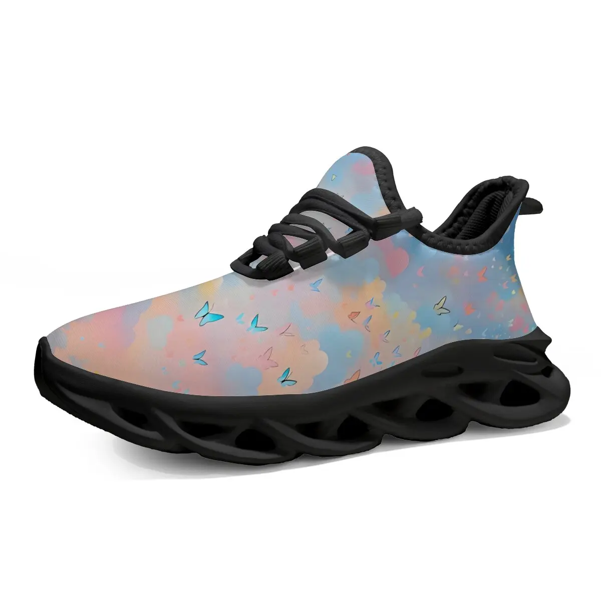 

Children's Sports Shoes Original Trendy Brand Design Breathable Mesh Starry Sky Color Scheme with Perforated Soft Soles Shoes