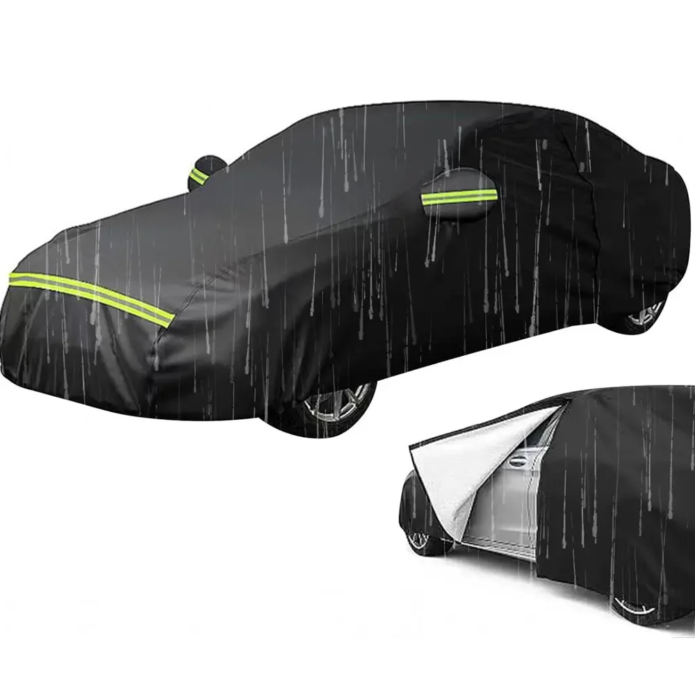 

Car Sunshade Covers Waterproof Auto Sun Full Cover Protector Universal Fit For SUV Sedan Snow Dust Rain Snowproof Car Accessorie