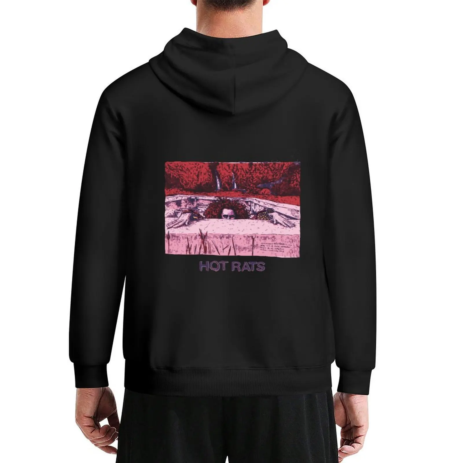 

Hot Rats Cover Drawn by Maximiliano Lopez Barrios Hoodie autumn jacket men mens clothes anime clothes mens hoodies