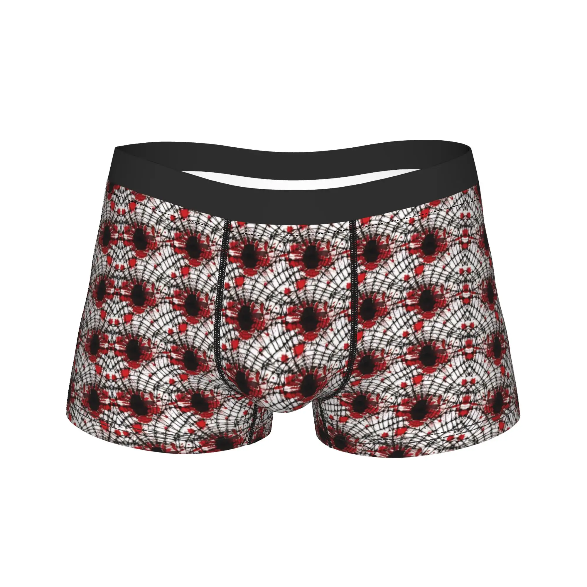 

От стальных проволок и шелковых нитей до тонких трусов (1): Мягкие модные трусы-боксеры с принтом для мужчин, 3D-мешочек, большие размеры, шорты-боксеры