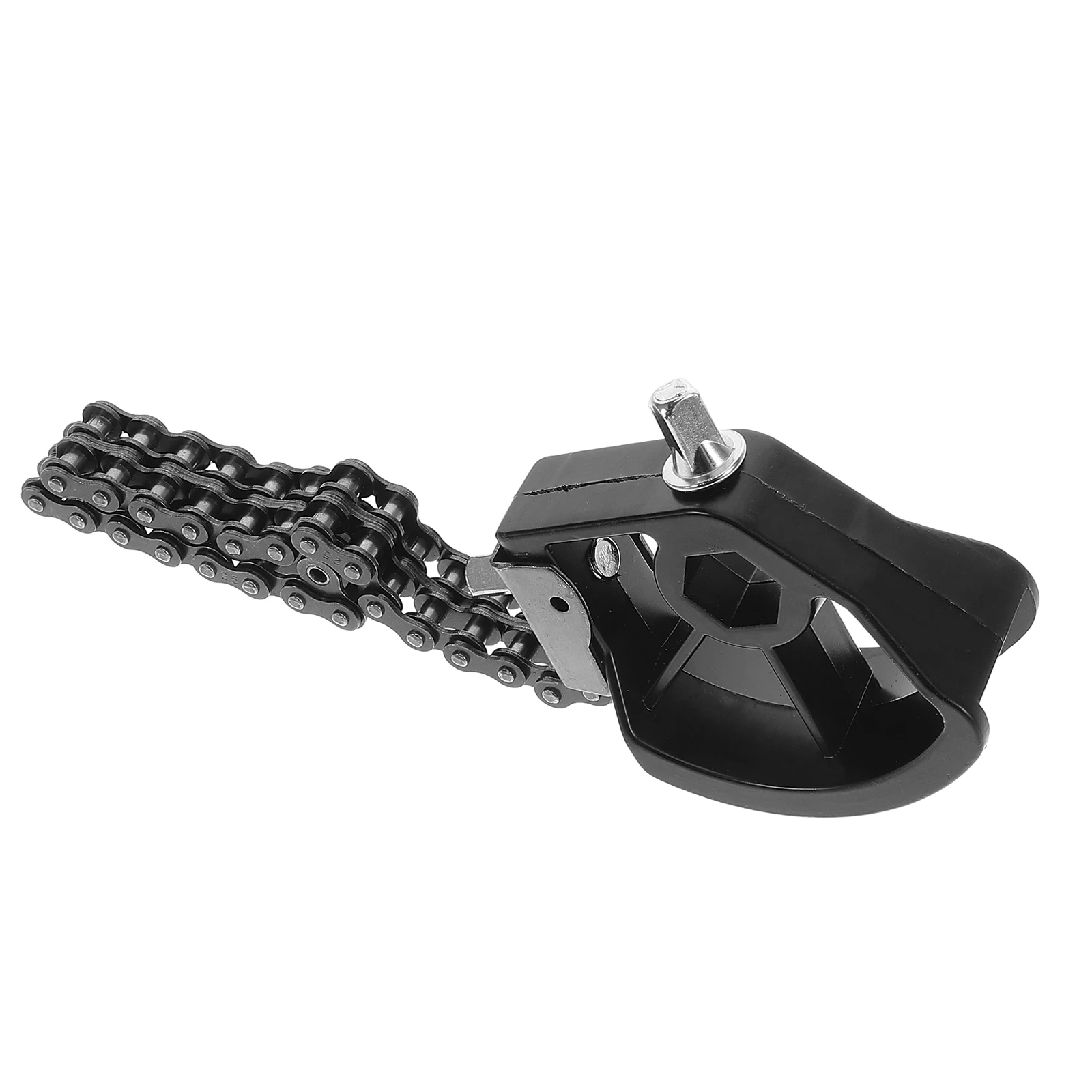 

Single Bass Drum Pedal Double Chain Design Black Easy Installation Adjustable Sensitivity Bass Drum Kick Pedal Accessories