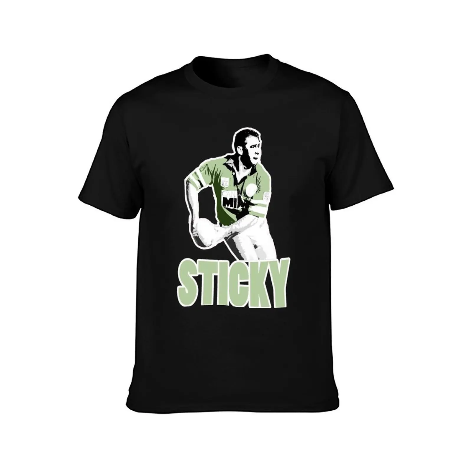 Canberra Raiders - Retro - Ricky Stuart - &x27;Sticky&x27; T-Shirt Fashion Letter Print T-Shirt