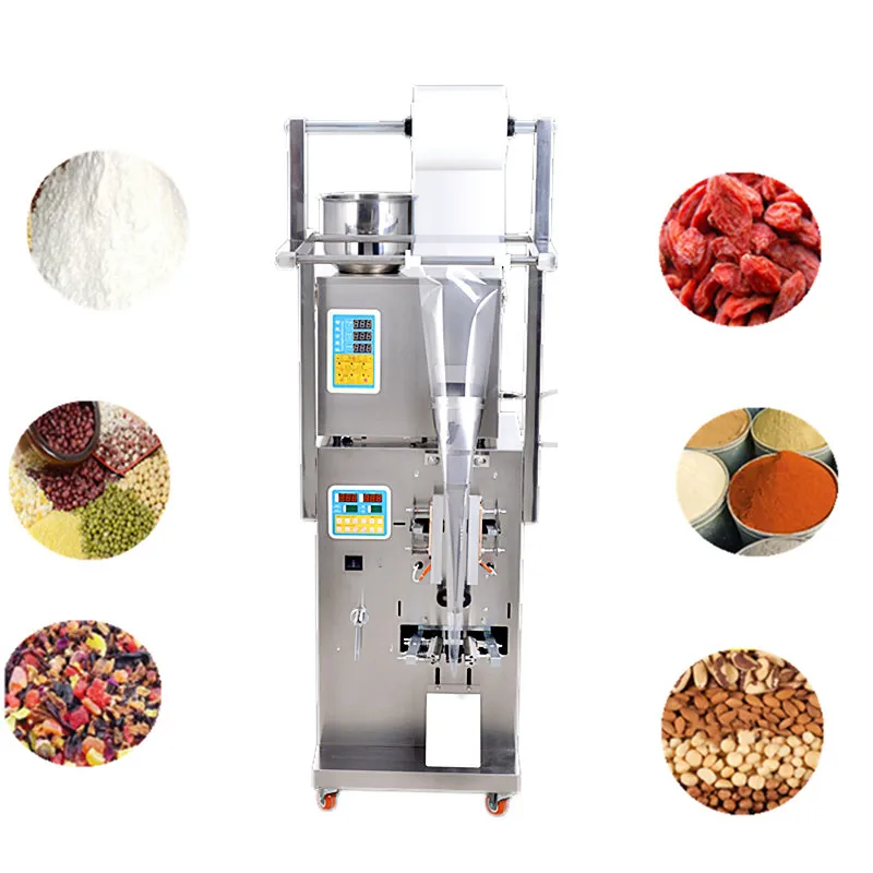 

Food powder packing machinery for chili spice powder sachet packing machine 2-200g