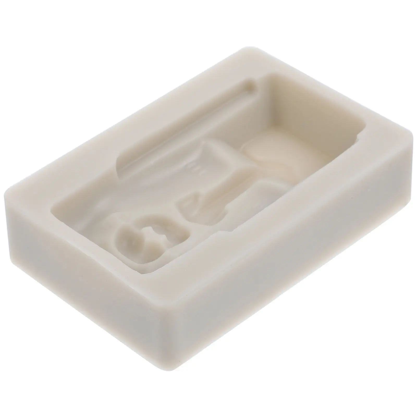 Molde de Silicone para Chocolate Moai Stone, Grau Alimentício, Antiaderente, para Doces e Biscoitos, Utensílio Doméstico para Confeitaria, Moldes de Silicone para Chocolate