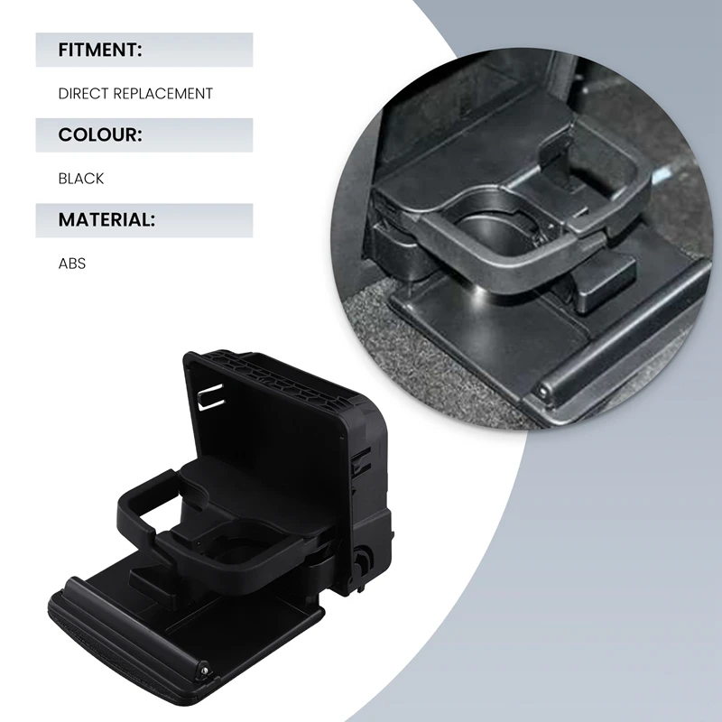 

Car Central Console Armrest Rear Back Folding Cup Drink Holder 1K0862532 For VW Jetta MK5 5 Golf MK6