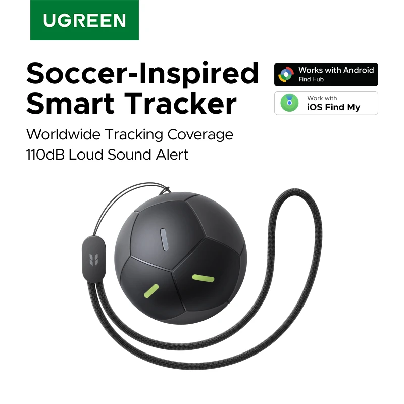 【Compatibilidade com Sistema Duplo】Localizador Inteligente com Design de Bola de Futebol para Apple Find My (iOS) e Aplicativo Find Hub (Android) - Rastreador Bluetooth
