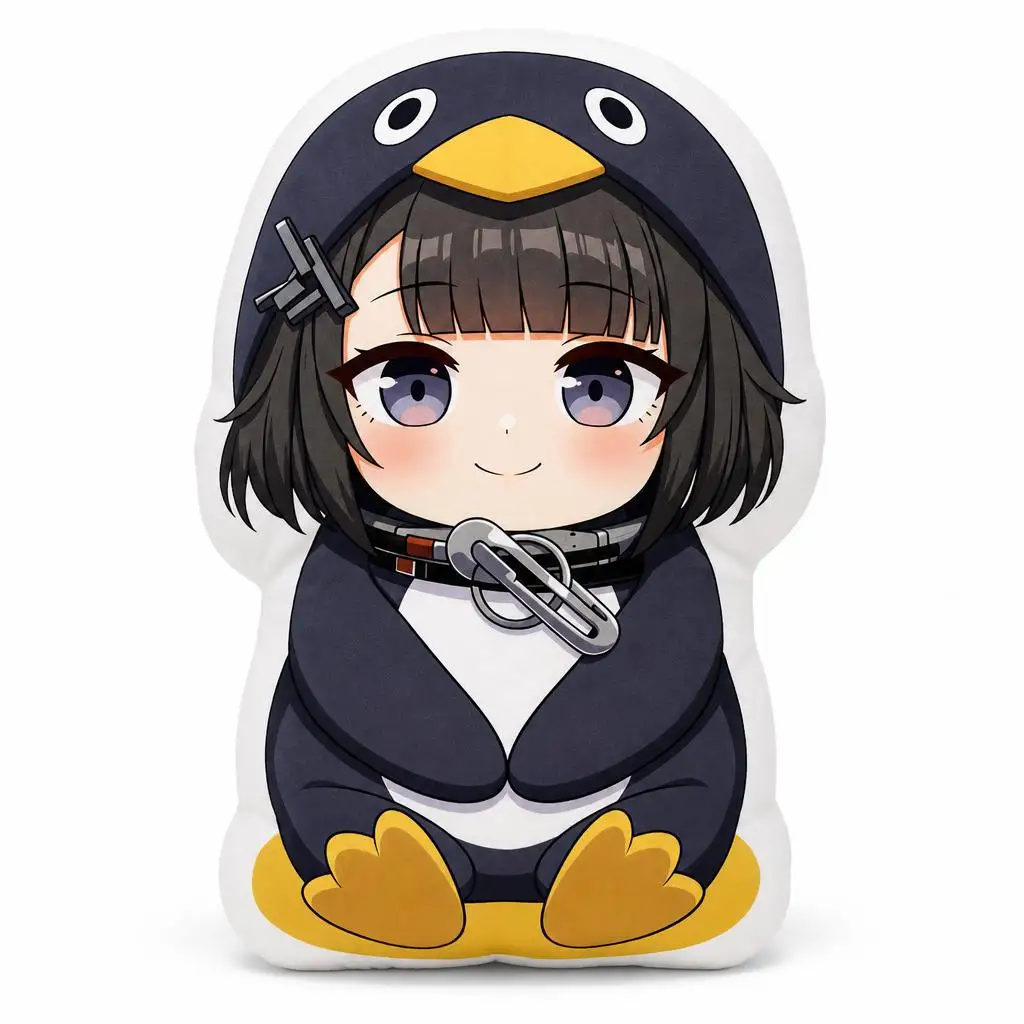 GuguGaga Penguin Cute Arknights Endfield Plush Pillow Cushion Irregular Stuffed Throw Pillow Home Decor Gift Sofa Bed Couch