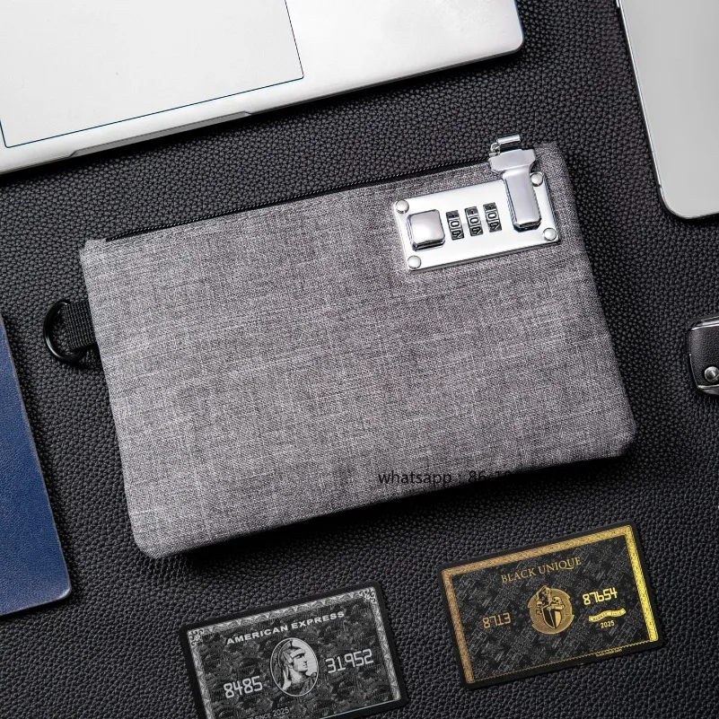 Anti-lost Password Lock Mobile Phone Change Bag Portable Anti-theft Leisure Card Bag New High-value Multi-function Mobile Phone