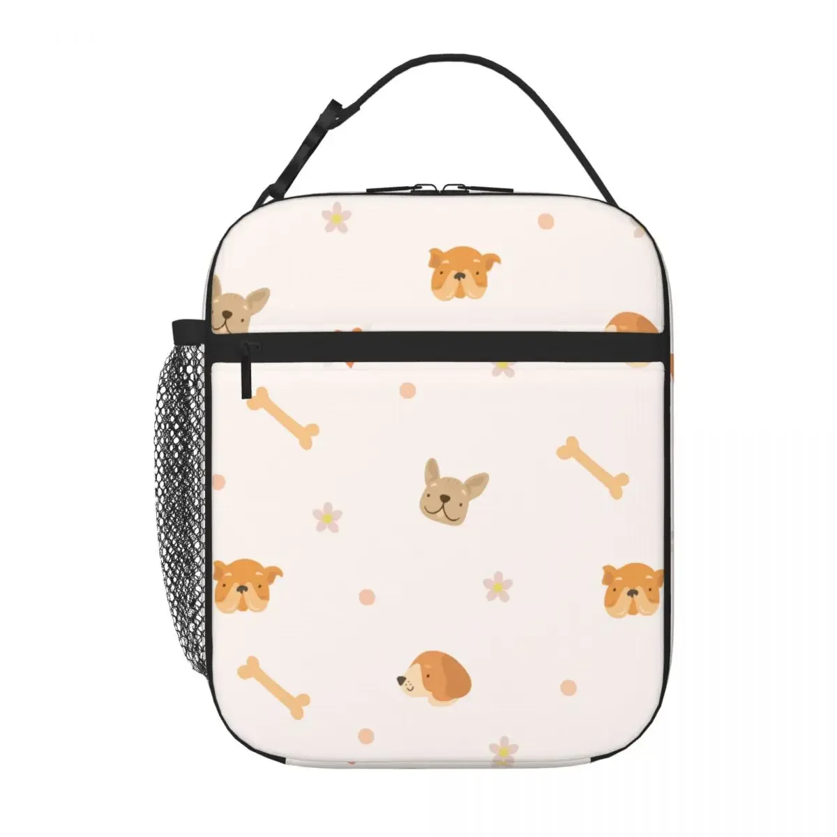 Bestselling Dog_face_pattern_and_bones Hip Hop Carry Lunch Bag Safari Lunch Lunch Bag