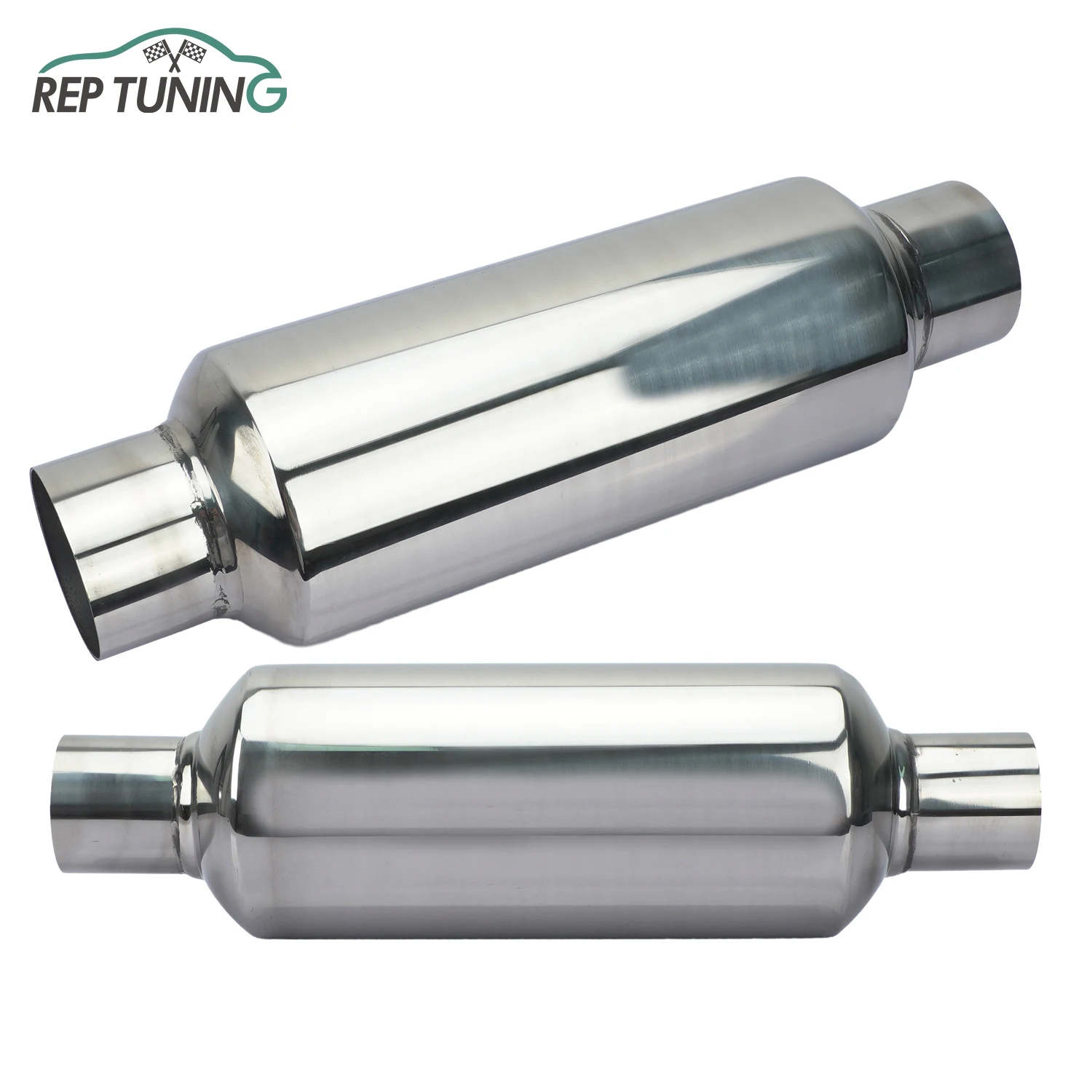 car accessories exhaust systems exhaust cutout muffler high flow muffler tip stainless steel escape Pipe 2 2.25 2.5 3'' silencer