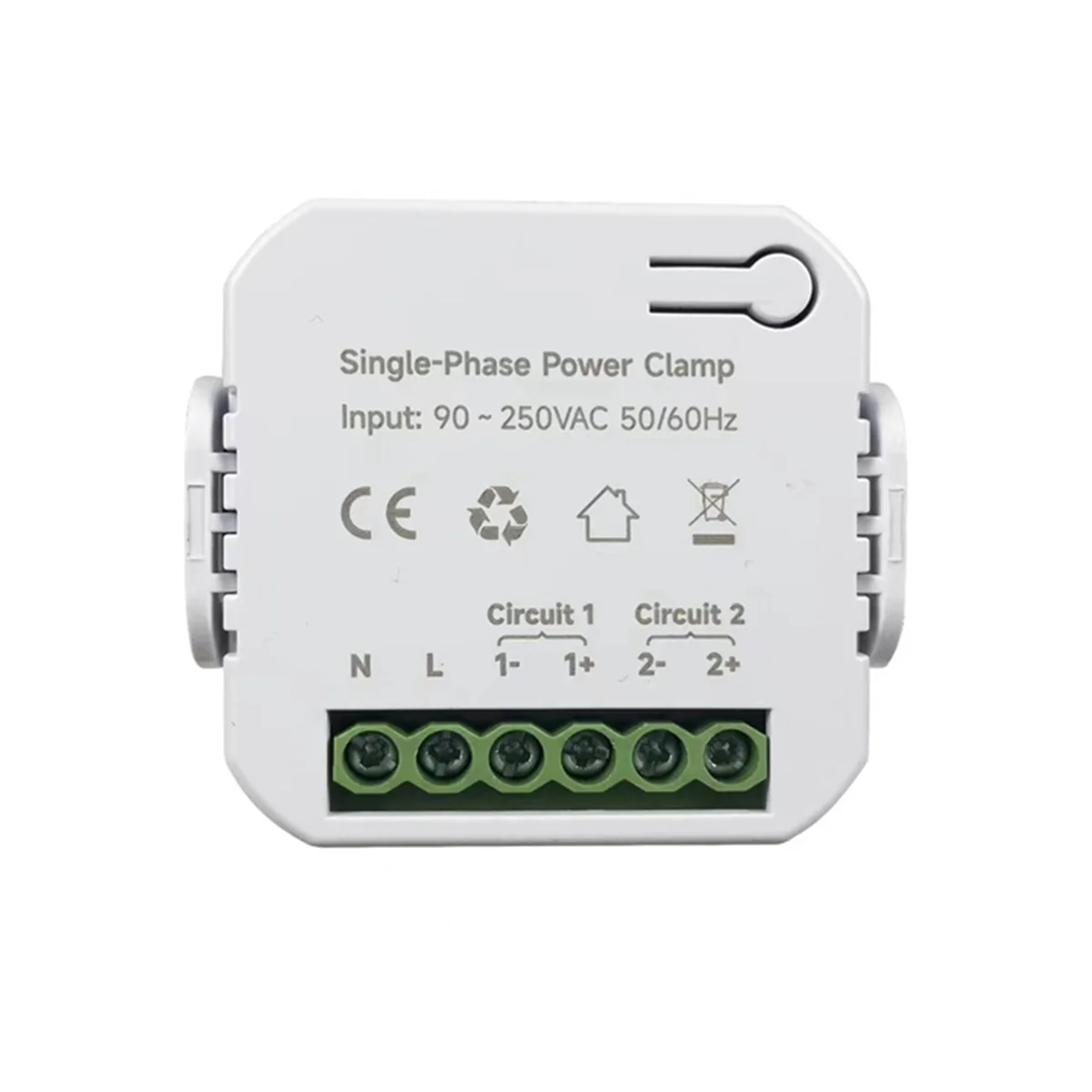 Tuya App Smart Two-Way Bilateral WiFi Energy Meter AC110V 220V with Clamp CT KWh Power Electricity Consumption (C)