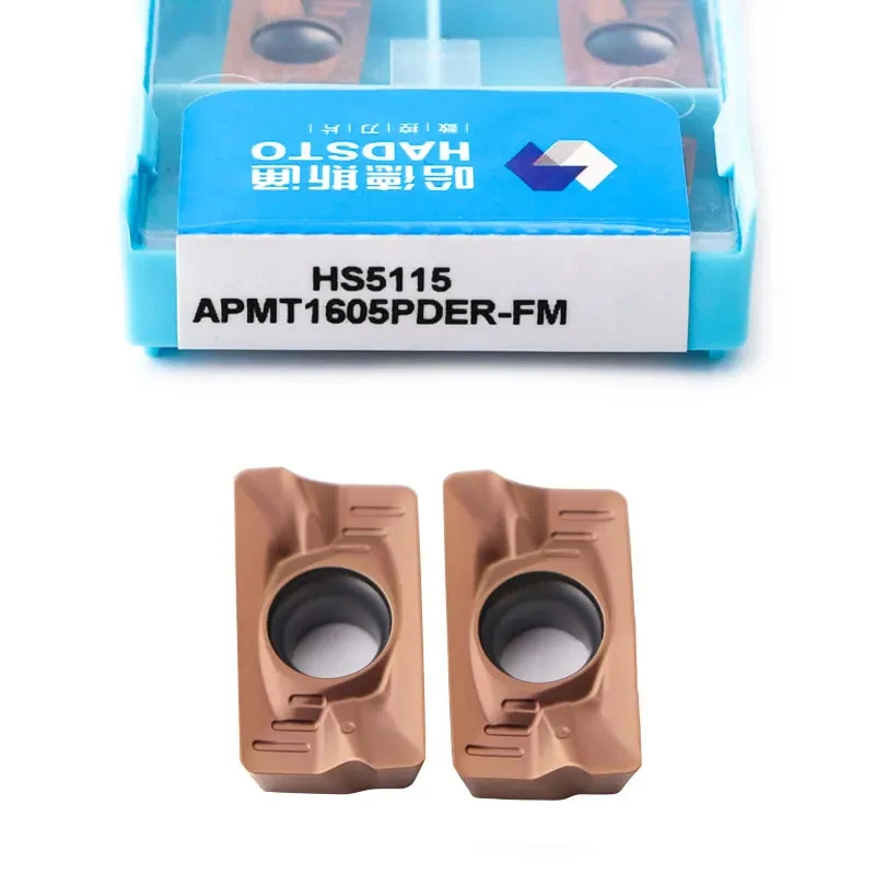 10pcs Original APMT1135PDER APMT1604PDER APMT1605PDER FM HS5120 HS5130 HS5115 HS5210 HS5220 HS530 HS6130 CNC Milling Inserts