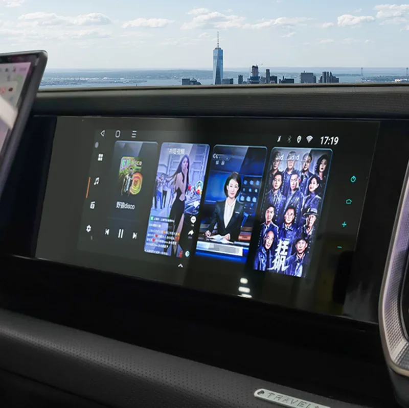 

12.3" Car mounted display screen for jetour T2 4G+64G Front passenger seat entertainment HD large screen