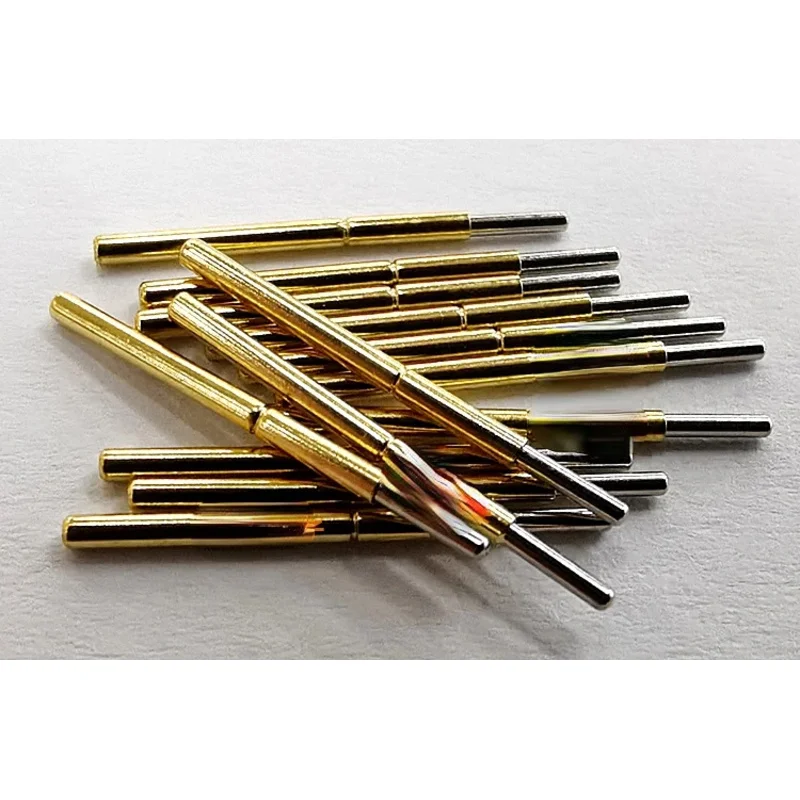 100ชิ้น1 # เบอร์ 1 มม.PCB Thimble P75-J1 รอบหัวทดสอบทองแดงวัสดุสั้น Probe