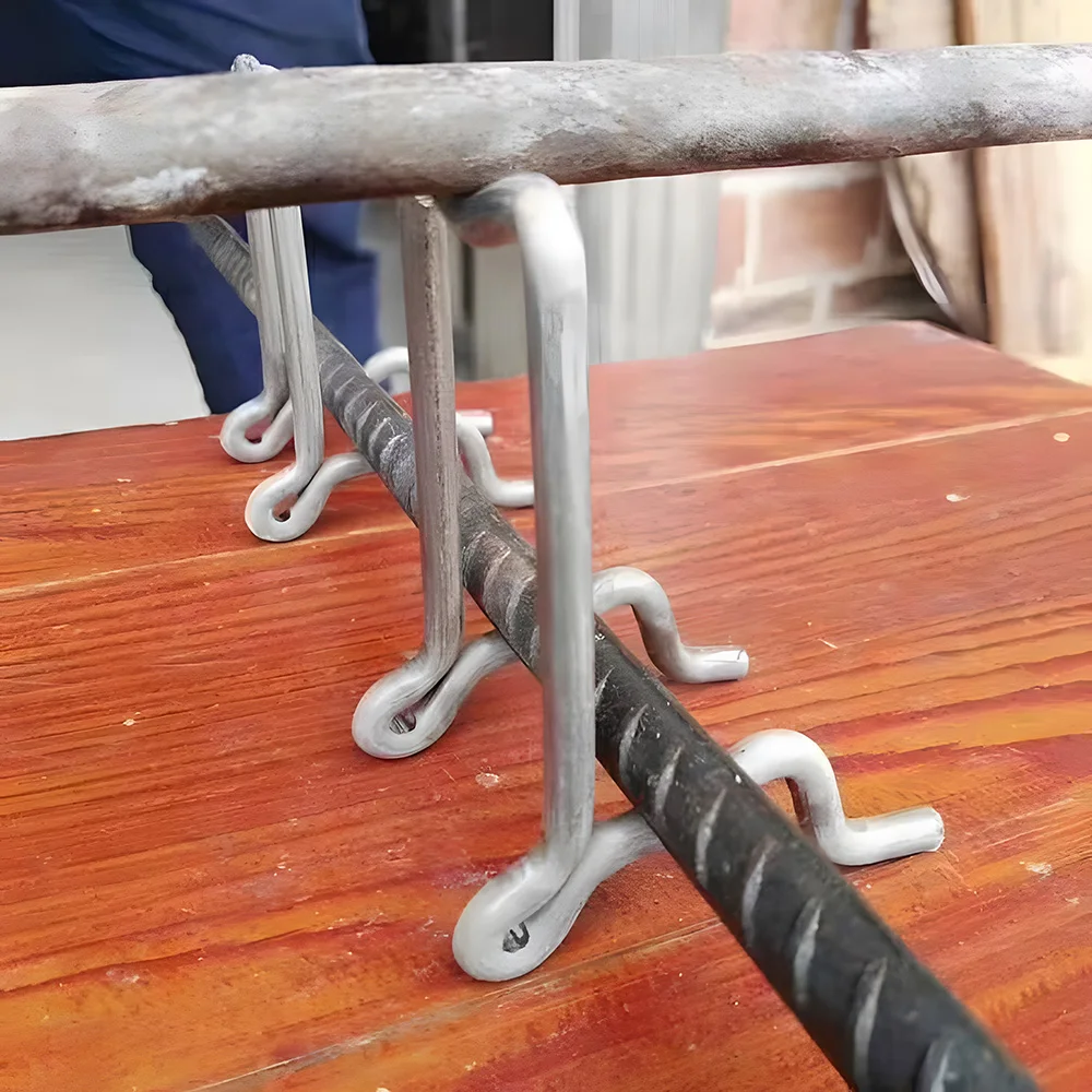 50 PCS Rebars Iron Horse Stool Bracket Building Rebars Support Holder Cement Pouring Fixing Bracket Concrete Work Tools
