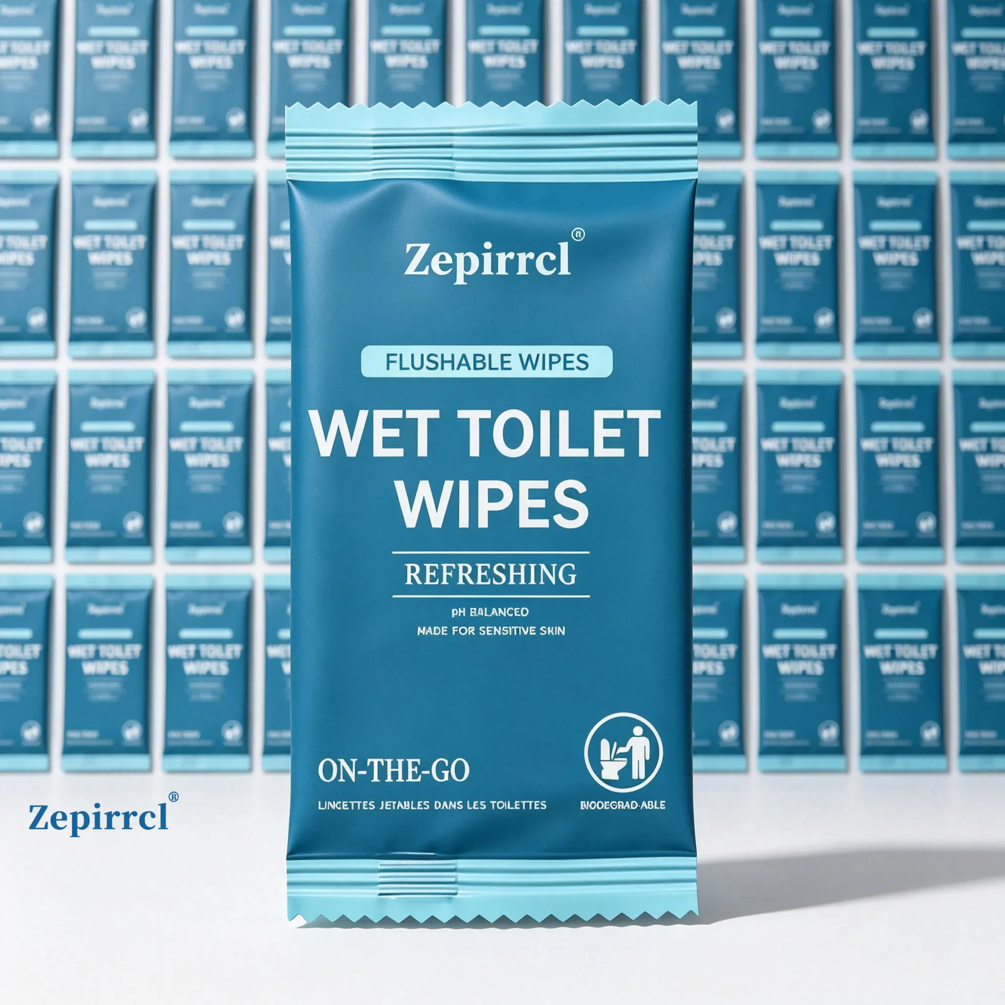 12/24/36/48Pcs Mini Portable Wet Toilet Wipes, Gentle and Hygienic, Individually Packaged, Suitable for Daily Toilet Use, Private Part Cleaning, Menstrual Care, Flushable Wet Wipes, Travel and Business Trips, Disposable Hygienic Wet Wipes, Emergency Cleaning Wet Toilet Wipes, 15*20cm