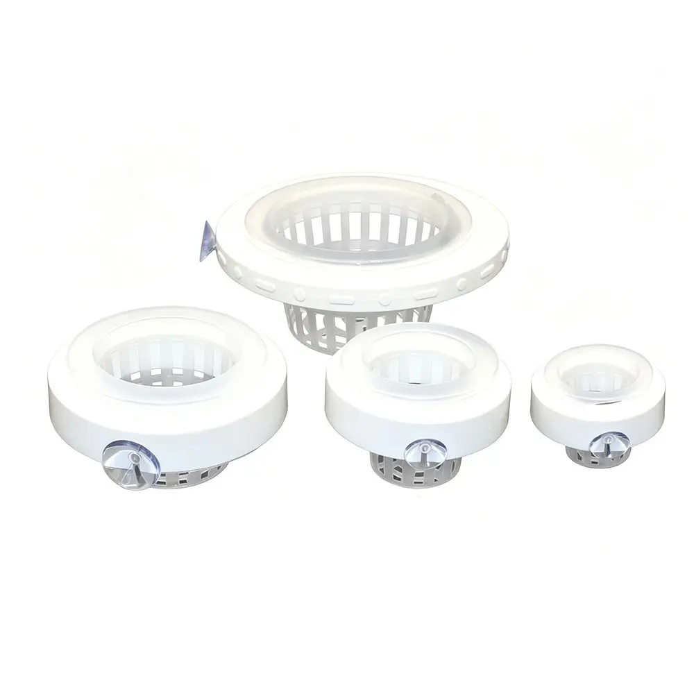 Plastic Floating Aquatic Plant Basket Floating Reusable Water Culture Planter Root Protection Suction Cup Aquatic Plant Holder