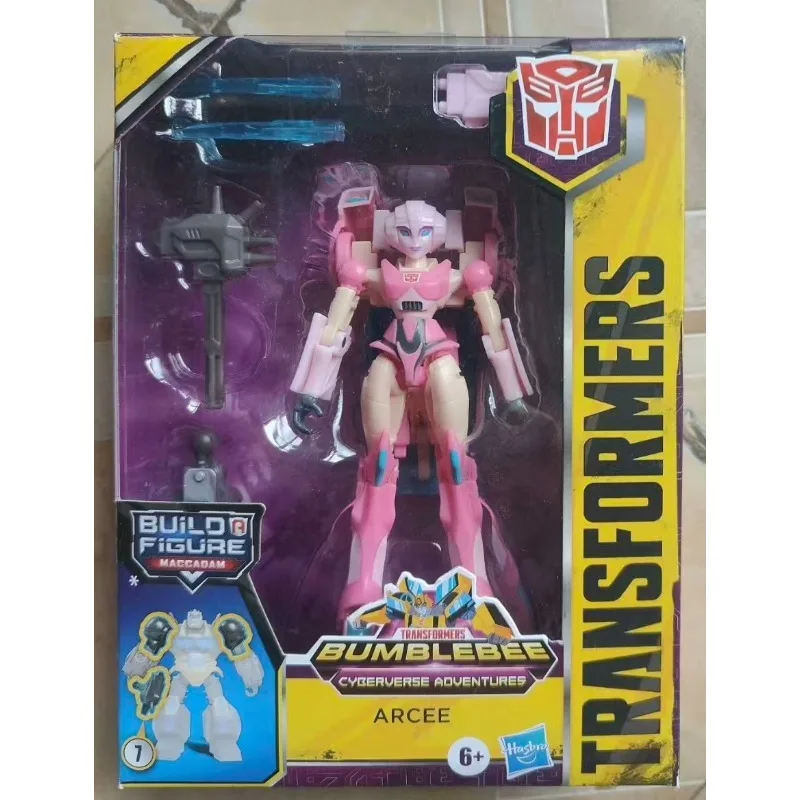 

Original Hasbro Transformer Bumblebee CYBERVERSE ADVENTURES ARCEE OPTIMUS PRIME PROWL Anime Figure Collection