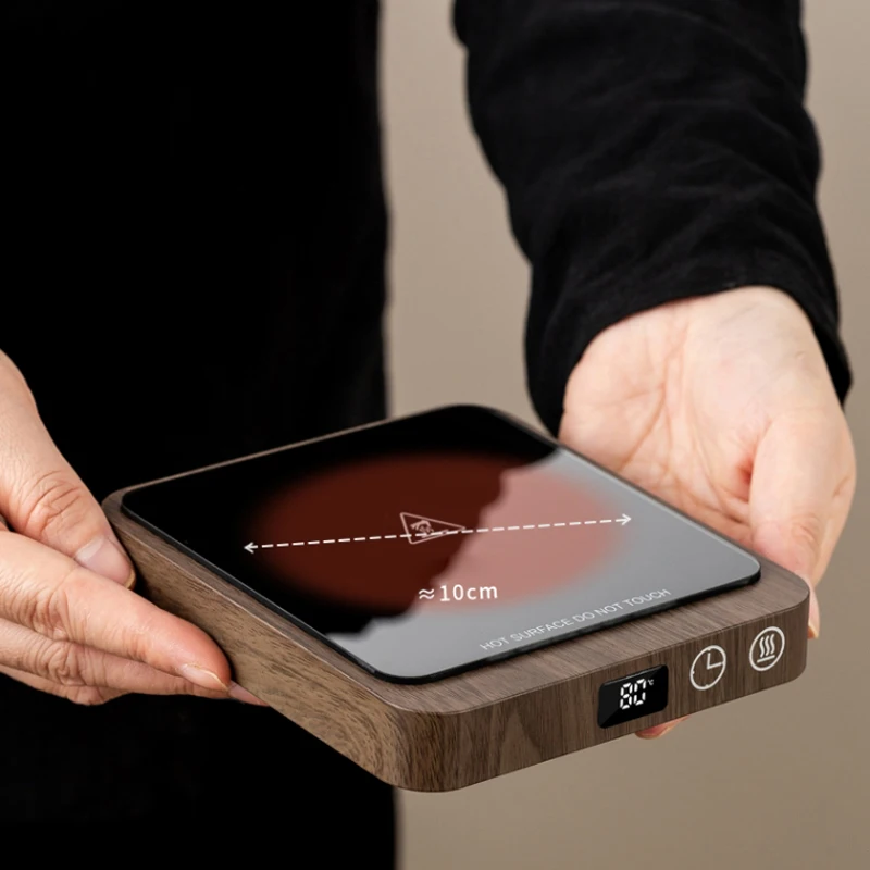 220V Cup Heater Coffee Mug Warmer 20W Electric Hot Plate Tea Maker 5 Gear Temperature Warmer Coaster Heating Pad For Milk Tea