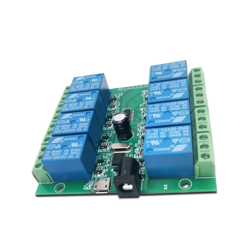 LCUS-8 Type Eight Channel USB Relay Module Intelligent Control Switch