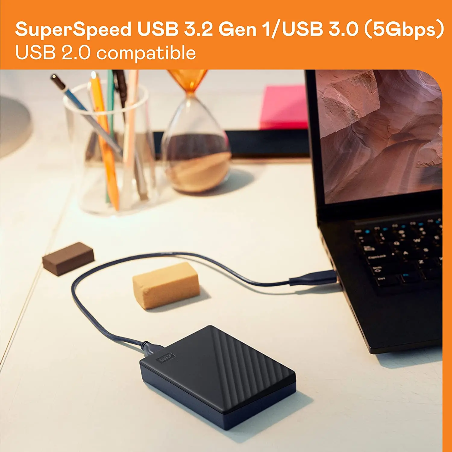 WD 5TB Black My Passport Portable HDD USB 3.0