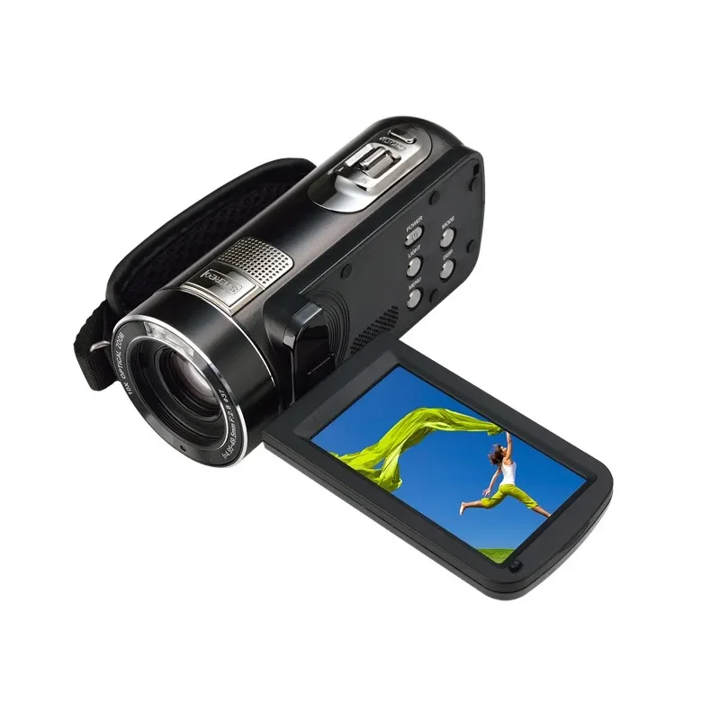 YYHC- 1080P Full HD Digital Video Camera with 3.0'' Touch Display and 10X Optical Zoom 120x Digital Zoom Camcorder