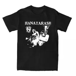 Unique Band HANATARASH Music Rock T-Shirts Men Women's 100% Cotton Tees Shirt Plus Size Clothing