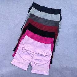 Shorts Women Seamless Yoga Shorts Scrunch Bum Gym Shorts Workout Low Waist Short Leggings Booty Stretch Running Shorts