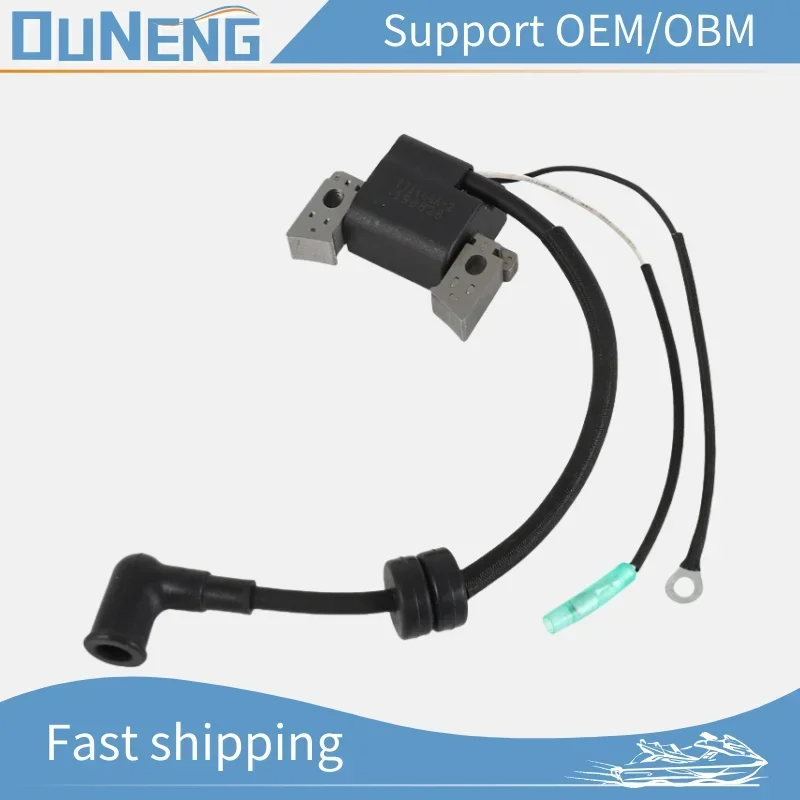 OUNENG Brand NEW Ignition Coil 6BX-85571 6BX-85571-00 Yama-ha Outboard F4L F4B F4S F5A F6L F6S F6C F6 4Stroke Marine Accessories