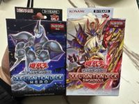 2Pcs Yugioh KONAMI Duel Monsters Duel Ignition Deck Swordsoul Hero DI01 DI02 Asian English Collection Sealed Booster Box