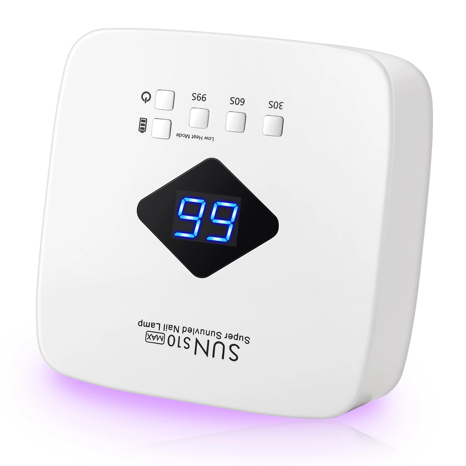 200 W oplaadbare UV LED-nagellamp Draadloze nageldroger met 3 timerinstellingen en slimme sensor voor thuis en salon om alle gel te uitharden