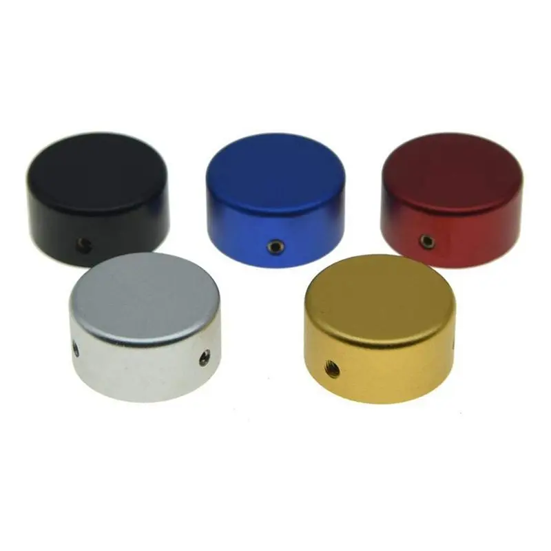 ABKV-10X Metal Guitar Effect Pedal Footswitch Toppers Effect Foot Nail Cap Aluminium Pedal Protection Cap With Multi Colors