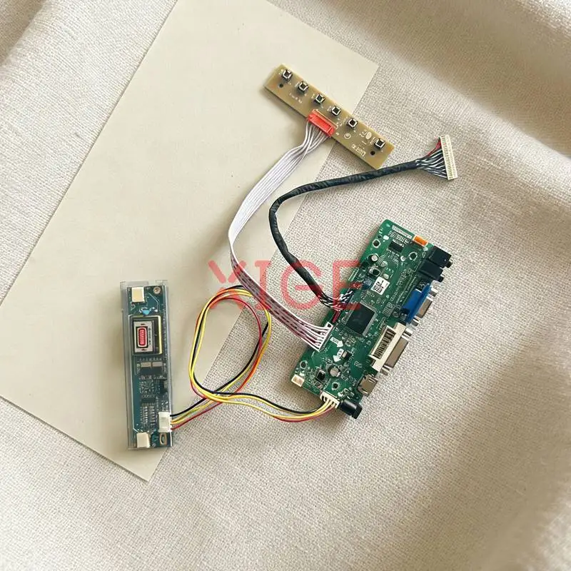 

LCD Monitor Controller Drive Board Fit TX41D97VC1HAA TX41D97VC1GAA LVDS 30-Pins HDMI+DVI+VGA 1400x1050 2-CCFL 1400*1050 DIY Kit