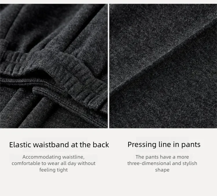SENTUBILA Damen-Schlaghose 2026 Winter-Wollmischung Fleece-gefütterte Hose Damen Warme Figurformende Mehrfarbige Hose 154KH5839 – Detail 21