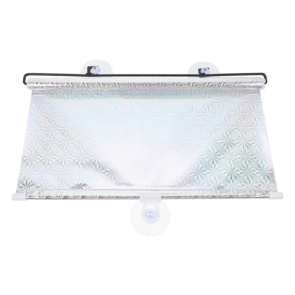 Suction Cup Household Kitchen Window Shade Nail- Block Roll-Up Window Shade Privacy Curtain Balcony Breathable
