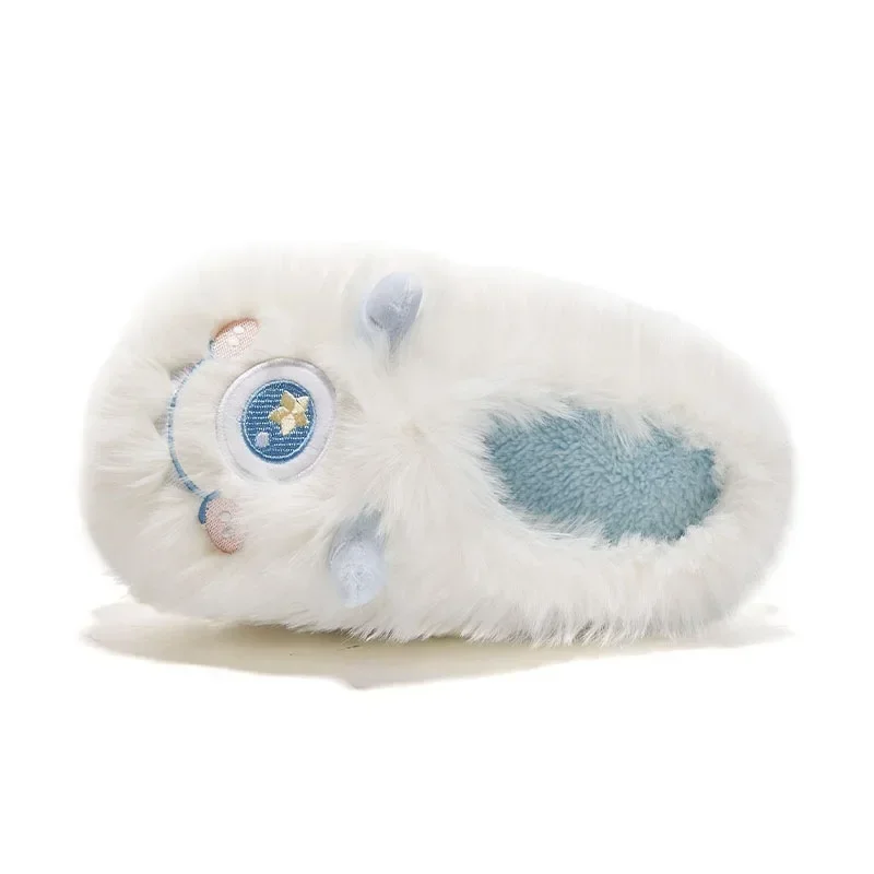 2024 Autumn and Winter New Cute Cartoon Ladies Cotton Slippers Home Plush Silent Floor Slippers Wholesale Sweet Flip flops