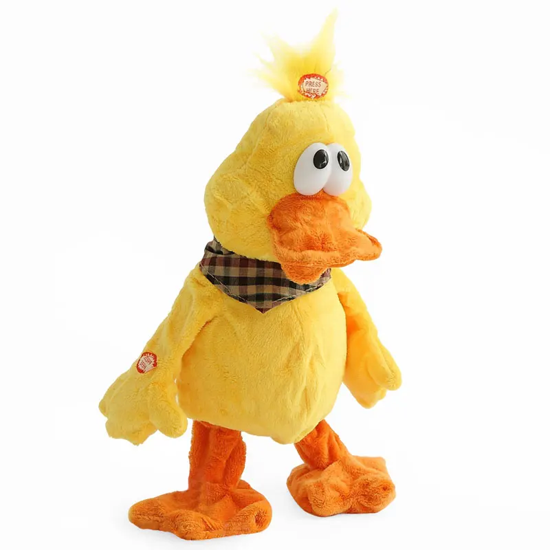 Robot Chicken Interactive Funny Rooster Toys Electronic Chicken Pet With Sound Music Dance Plush Toys For Children Birthday Gift