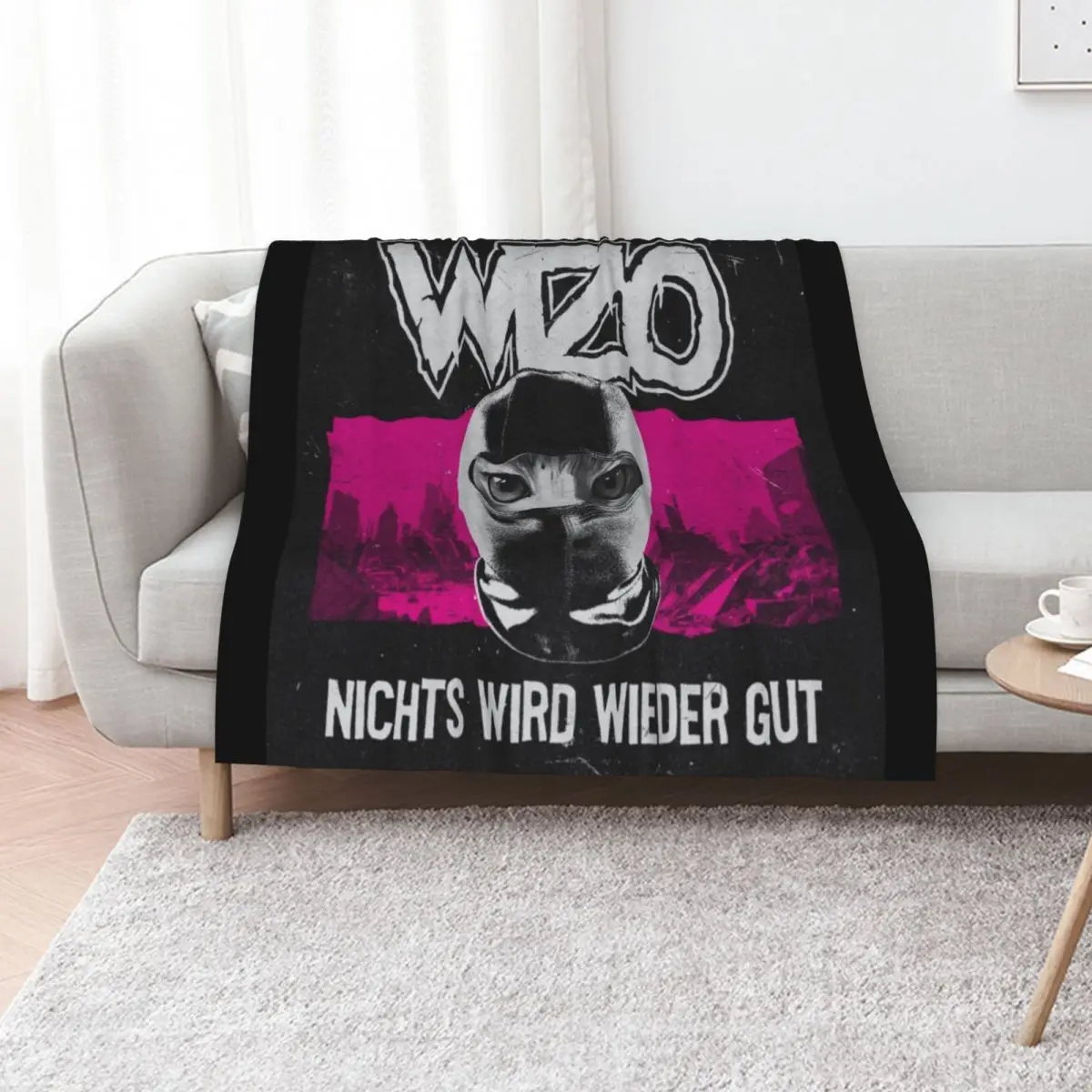 WIZO Nichts wird wieder gut Теплое декоративное одеяло для украшения гостиной