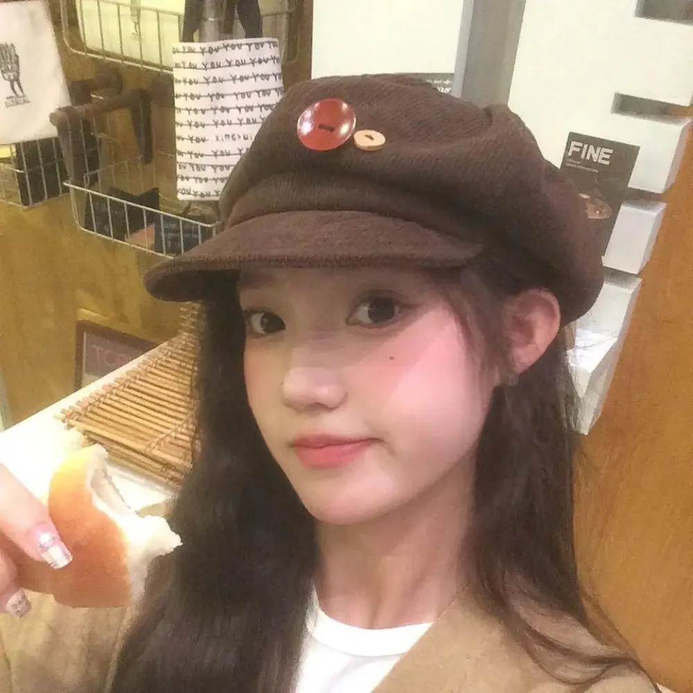 

Коричневая полосатая фуражка, регулируемая восьмиугольная шляпа, винтажный берет, шляпа газетчика, женские береты, кепка художника, мужские весенне-осенние шляпы в стиле ретро